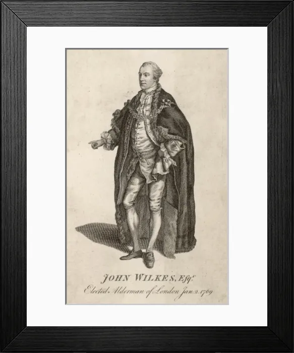 Framed Print : Wilkes as Alderman Framed Print : Wilkes as Alderman