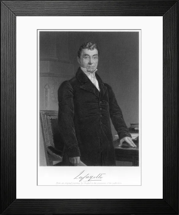 Framed Print : Gilbert De Lafayette Framed Print : Gilbert De Lafayette