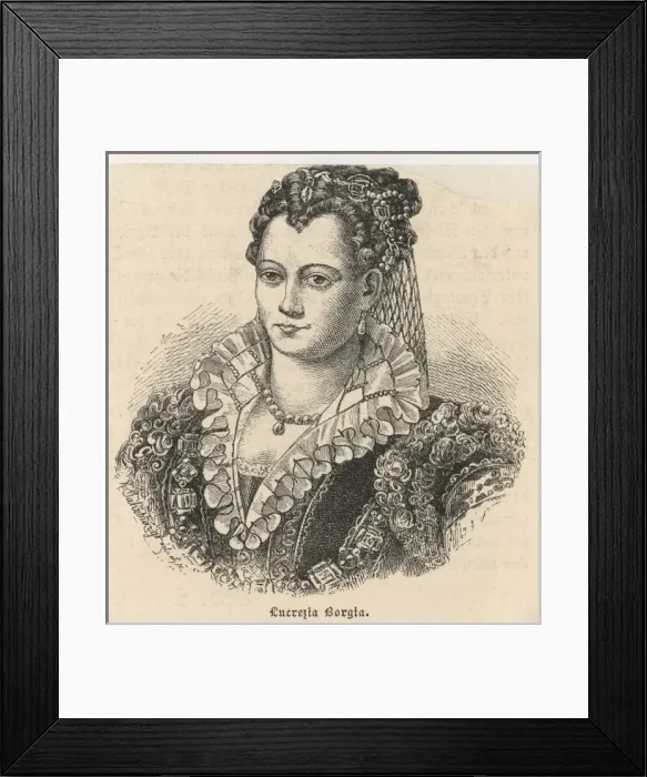 Framed Print : Lucrezia Borgia Framed Print : Lucrezia Borgia