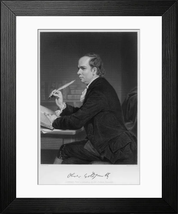 Framed Print : Goldsmith Writing Framed Print : Goldsmith Writing
