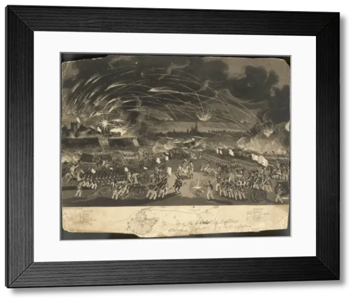 Framed Print : Antwerp Bombarded Framed Print : Antwerp Bombarded