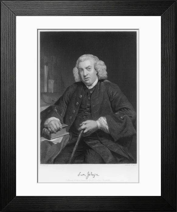 Framed Print : Samuel Johnson Framed Print : Samuel Johnson