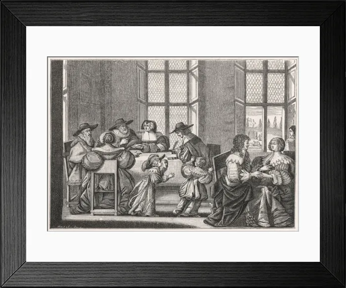 Framed Print : Marriage Contract C17 Framed Print : Marriage Contract C17