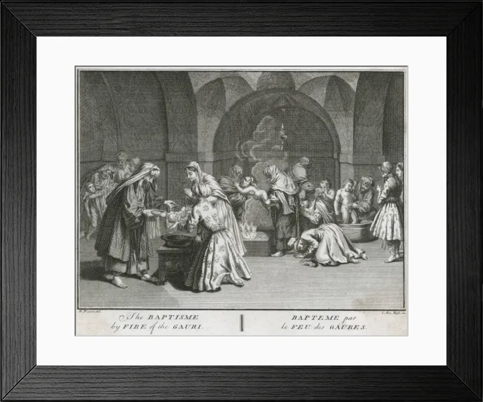 Framed Print : Baptism, Persia Framed Print : Baptism, Persia