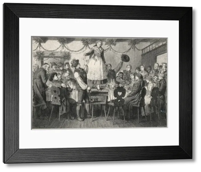 Framed Print : Austrian Wedding Feast Framed Print : Austrian Wedding Feast