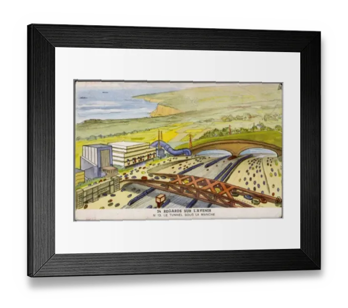 Framed Print : Tunnel under Channel ? Framed Print : Tunnel under Channel ?