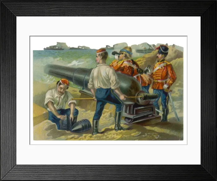 Framed Print : Firing a Gun - Scrap Framed Print : Firing a Gun - Scrap