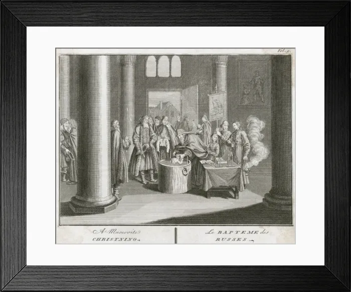 Framed Print : Russian Baptism Framed Print : Russian Baptism