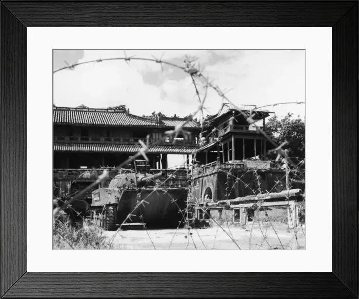 Framed Print : Ngo Mon Gate / 1972 Framed Print : Ngo Mon Gate / 1972