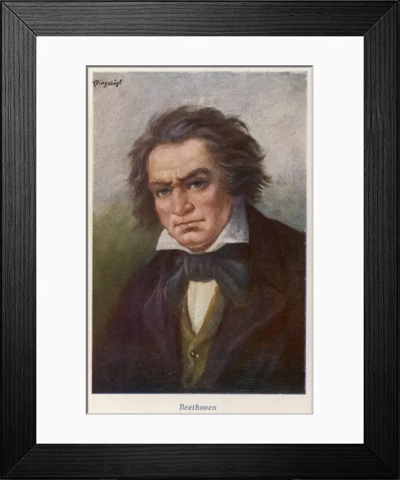 Framed Print : Beethoven (Klingsbogl) Framed Print : Beethoven (Klingsbogl)