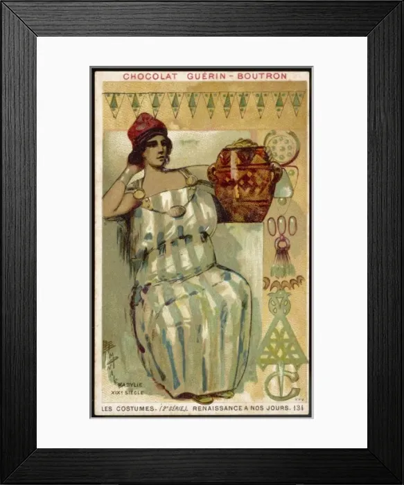 Framed Print : Racial / N Africa / Algeria Framed Print : Racial / N Africa / Algeria