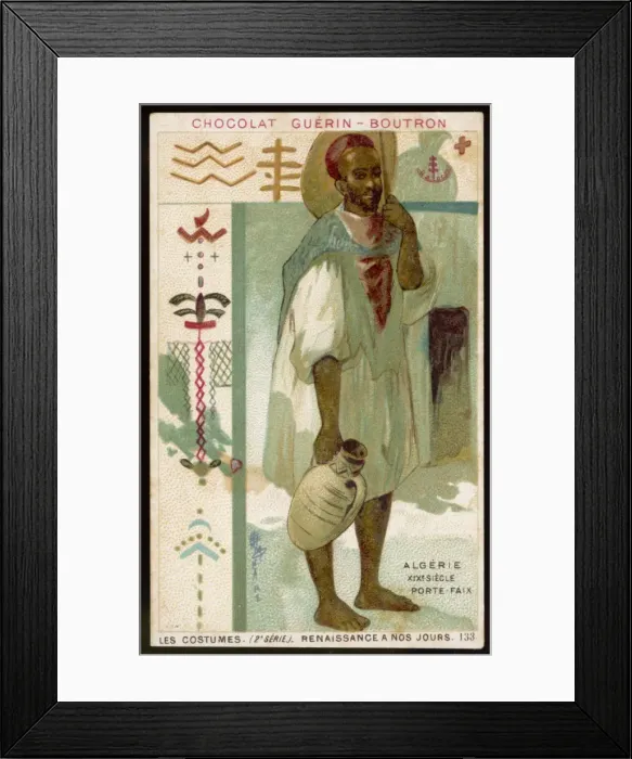 Framed Print : Costume / Men / Algerian 19C Framed Print : Costume / Men / Algerian 19C