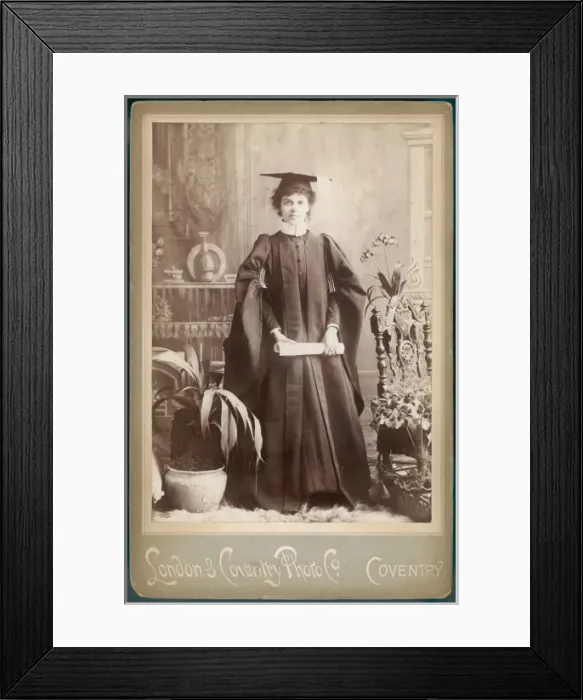 Framed Print : Woman Graduate C1890 Framed Print : Woman Graduate C1890