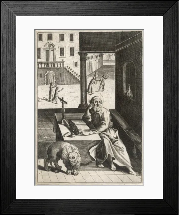 Framed Print : St Mark  /  Evangelist  /  Latin