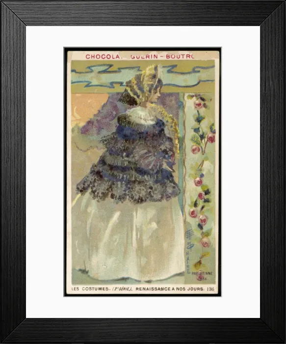 Framed Print : Costume / Women / French1855 Framed Print : Costume / Women / French1855