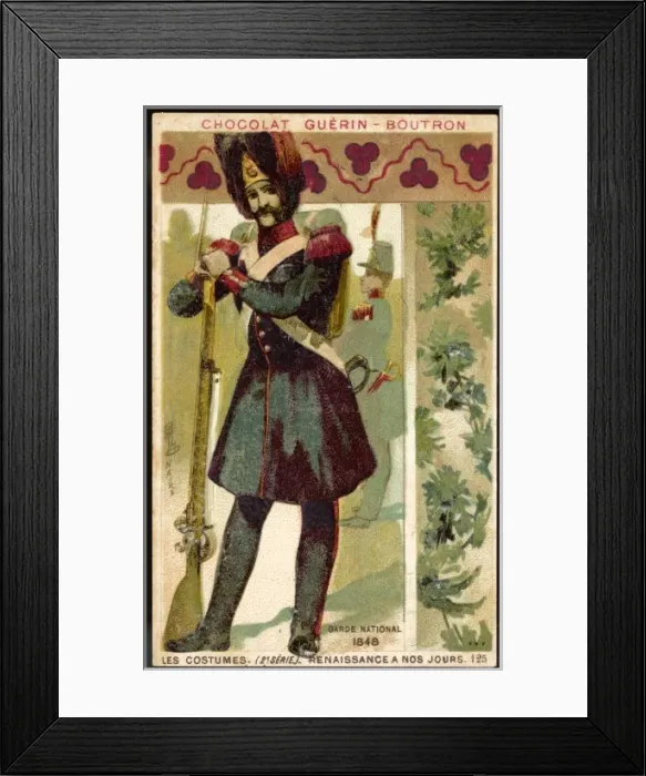 Framed Print : Costume / French / Nat Guard Framed Print : Costume / French / Nat Guard