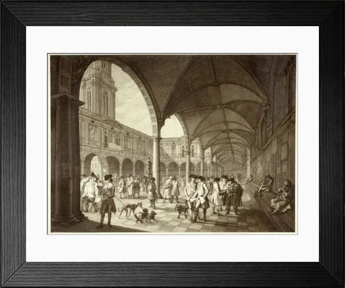 Framed Print : Royal Exchange Courtyard Framed Print : Royal Exchange Courtyard