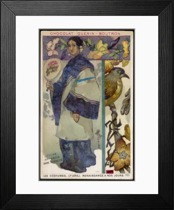 Framed Print : Costume / Women / China 19C Framed Print : Costume / Women / China 19C