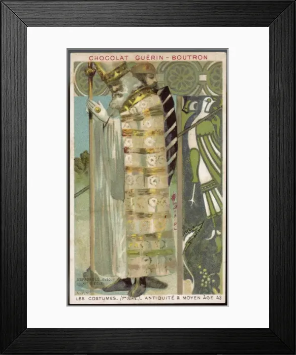 Framed Print : Costume / Men / Spanish Bish Framed Print : Costume / Men / Spanish Bish