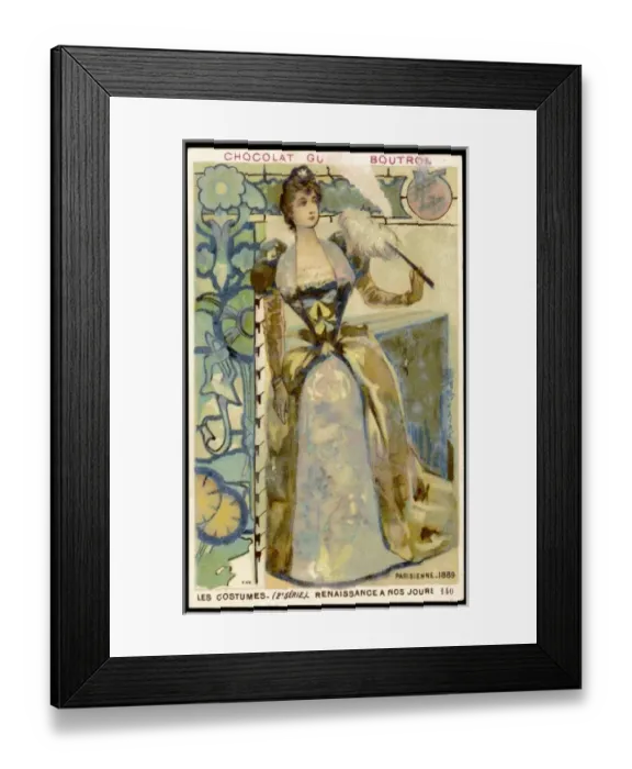Framed Print : Costume / Women / Paris 1889 Framed Print : Costume / Women / Paris 1889