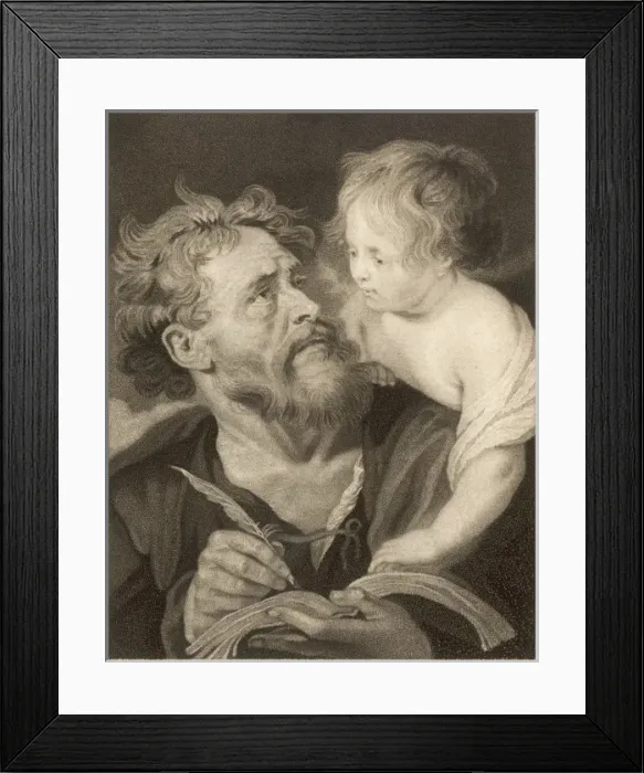 Framed Print : St Matthew / Evang / Rubens Framed Print : St Matthew / Evang / Rubens