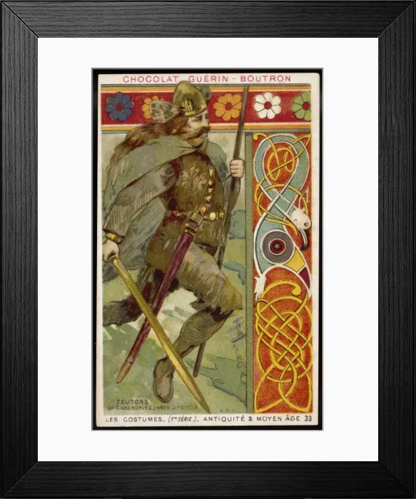 Framed Print : Norwegian Warrior / 6th C Framed Print : Norwegian Warrior / 6th C