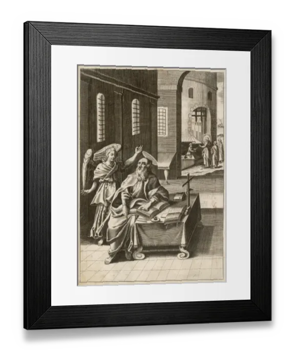 Framed Print : St Matthew / Evang / Latin M Framed Print : St Matthew / Evang / Latin M