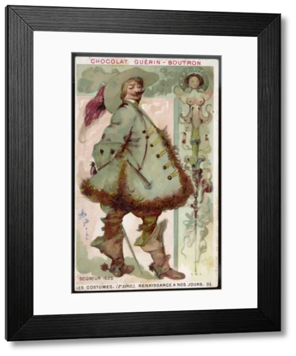 Framed Print : Costume / French Lord / 1625 Framed Print : Costume / French Lord / 1625