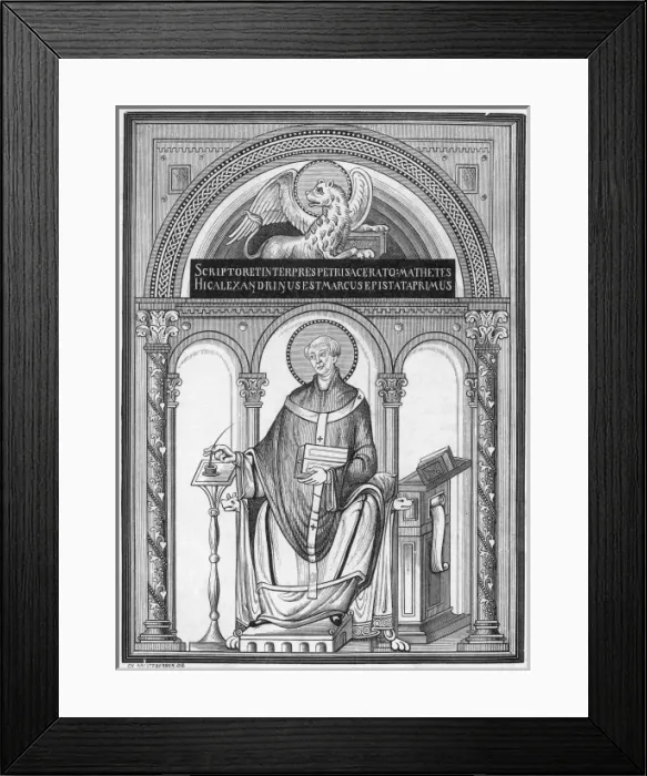 Framed Print : St Mark / Evangelist / Codex Framed Print : St Mark / Evangelist / Codex