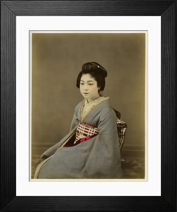 Framed Print : Portrait of a Geisha Framed Print : Portrait of a Geisha