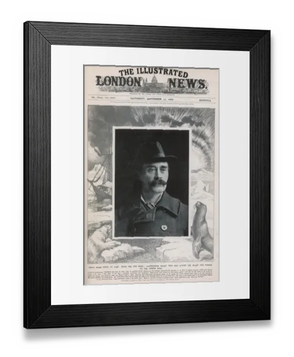 Framed Print : Peary Reaches North Pole Framed Print : Peary Reaches North Pole
