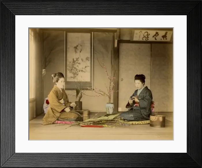 Framed Print : Women in kimonos Framed Print : Women in kimonos