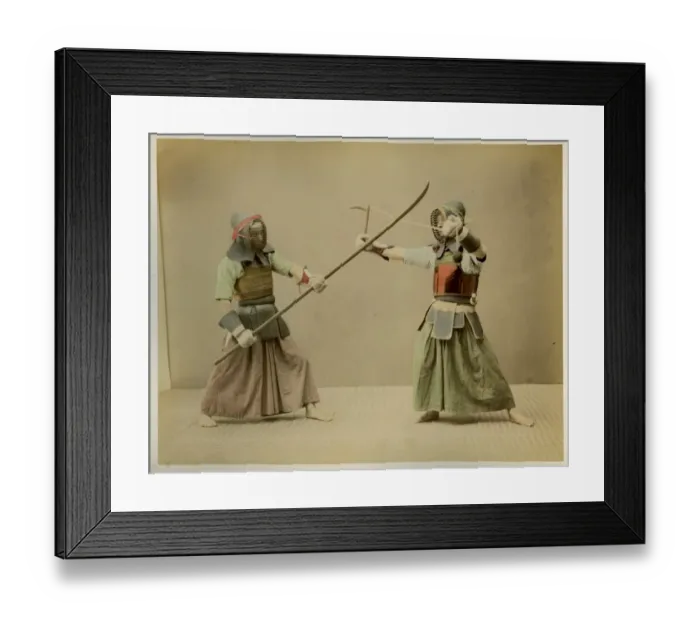 Framed Print : Japanese fencing Framed Print : Japanese fencing