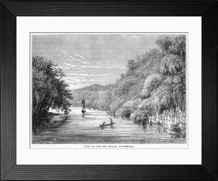 Framed Print : Guatemala Rio Dulce Framed Print : Guatemala Rio Dulce