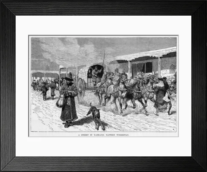 Framed Print : China Shache Framed Print : China Shache
