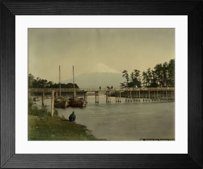 Framed Print : Mount Fujiyama from Tagonoura Tokaido Framed Print : Mount Fujiyama from Tagonoura Tokaido