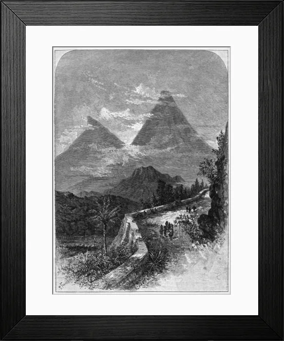 Framed Print : Guatemala Country Road Framed Print : Guatemala Country Road