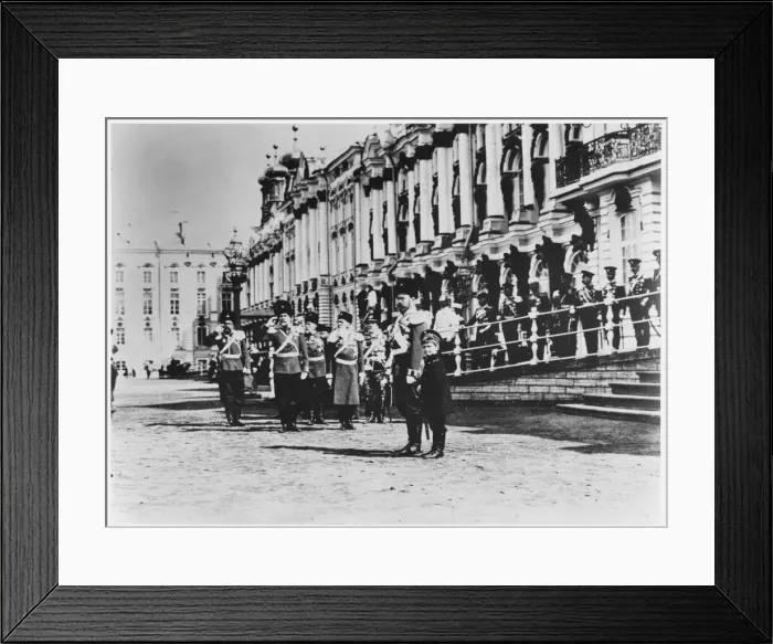 Framed Print : Nicolas Ii / Parade / Son Framed Print : Nicolas Ii / Parade / Son
