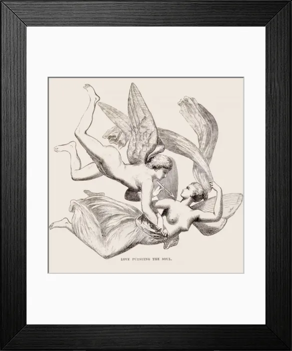 Framed Print : Eros and Psyche Framed Print : Eros and Psyche