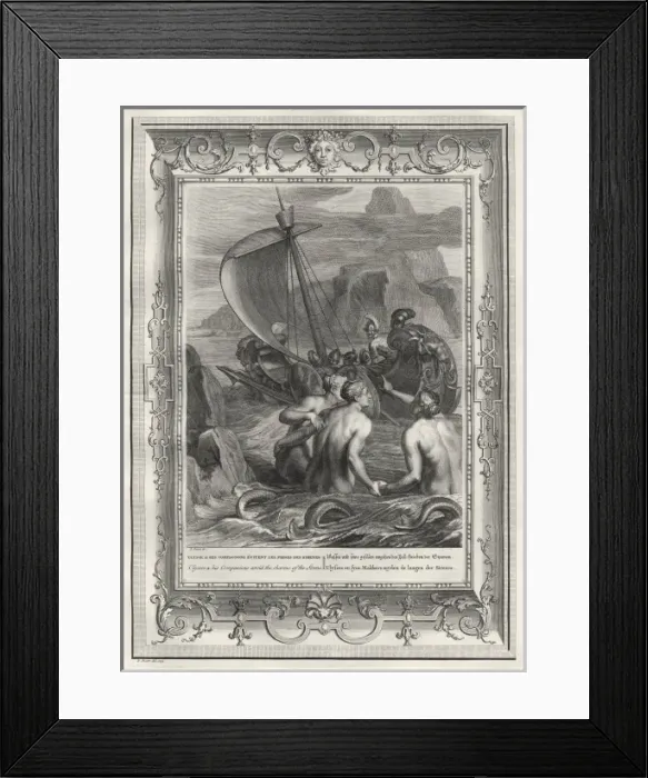 Framed Print : Odysseus & Sirens Framed Print : Odysseus & Sirens