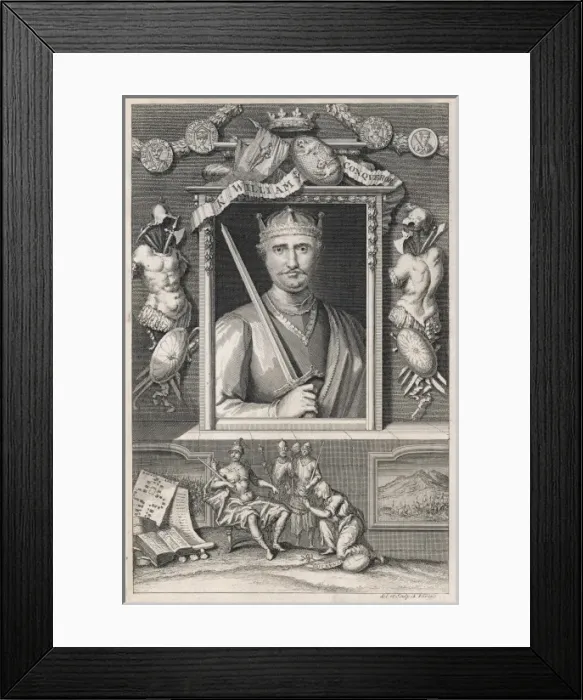 Framed Print : William I (Vertue 1) Framed Print : William I (Vertue 1)