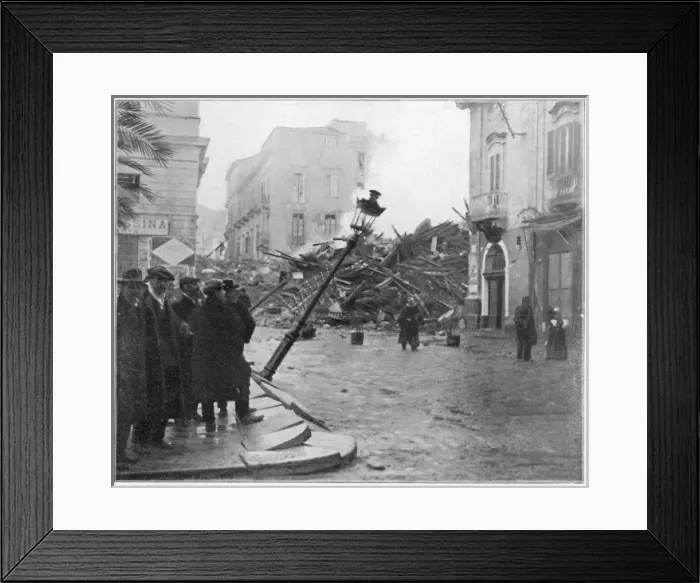 Framed Print : Messina Earthquake - 3 Framed Print : Messina Earthquake - 3
