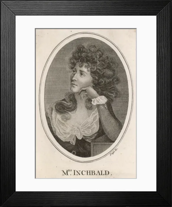 Framed Print : Elizabeth Inchbald / Page Framed Print : Elizabeth Inchbald / Page