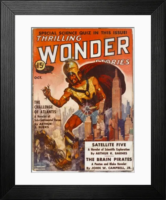 Framed Print : Jovian in Ny / Wonder / 1938 Framed Print : Jovian in Ny / Wonder / 1938