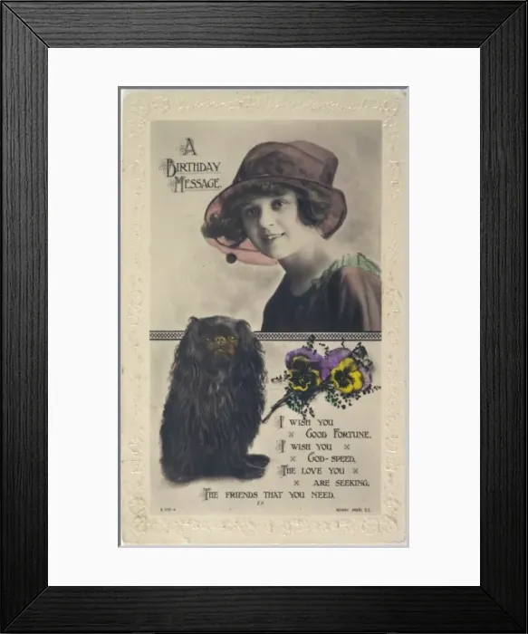 Framed Print : Birthday K C Spaniel Framed Print : Birthday K C Spaniel