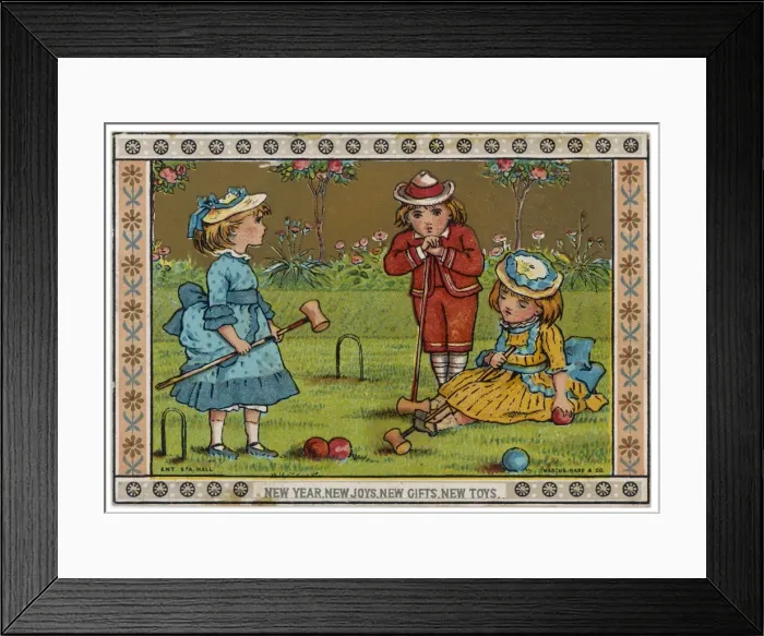 Framed Print : Sport / Croquet Framed Print : Sport / Croquet