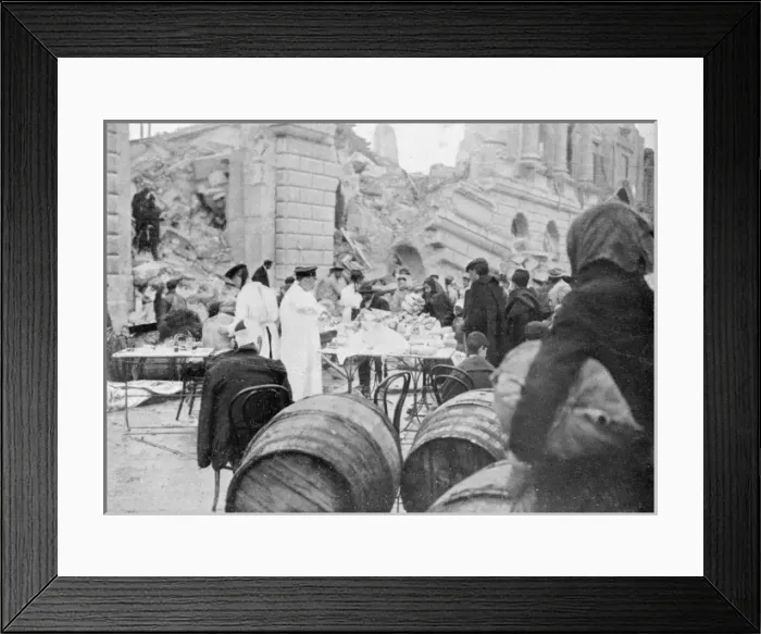 Framed Print : Messina Earthquake - 4 Framed Print : Messina Earthquake - 4
