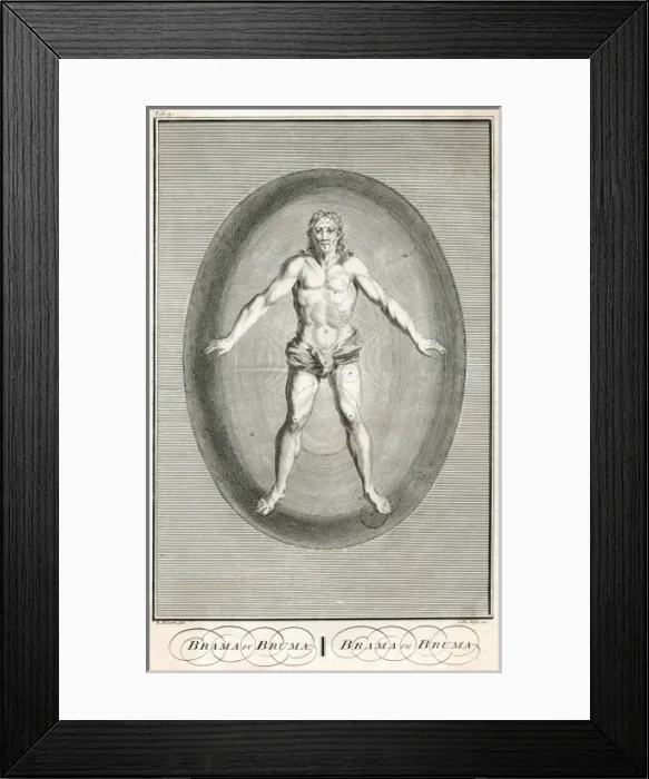 Framed Print : Hinduism  /  Brahma