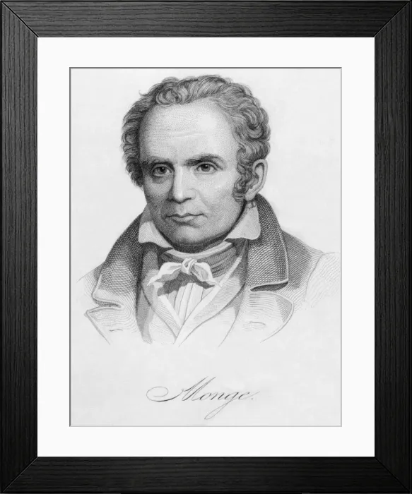 Framed Print : Gaspard Monge / Bruyeres Framed Print : Gaspard Monge / Bruyeres