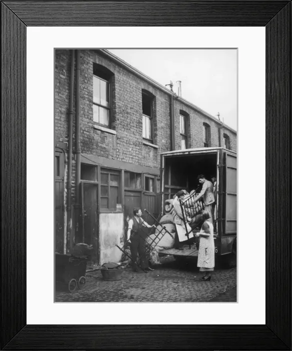 Framed Print : Moving to a Council Flat Framed Print : Moving to a Council Flat